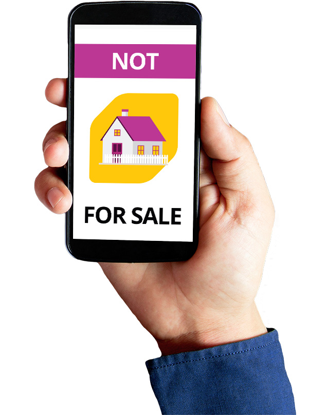 Phone displaying 'Not For Sale'